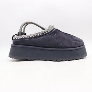 UGG Tazz Navy Suede Platform Women's US Size 8 Shoes Slippers Casual 1122553